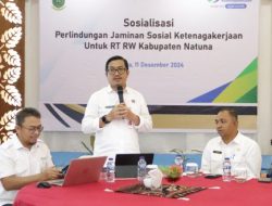 Perkuat Perlindungan Kerja di Lingkungan Masyarakat, Pemkab Gelar Sosialisasi Perlindungan Jamsostek untuk RT RW