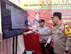 Operasi Lilin 2024: Kapolda Kepri Tinjau Kesiapan Pos Terpadu Di Kota Batam
