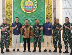 Danrem 031/Wira Bima Terima Silaturahmi Team PLN dan Rombongan.
