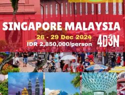 Dengan Rp.2.850.000 Berlibur selama 4 hari 3 malam Singapura-Malaysia Bersama Nathan Tours
