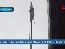 Dinas Pariwisata, Pemuda dan Olahraga Kabupaten Limapuluh Kota Kibarkan Bendera Kusam dan Robek