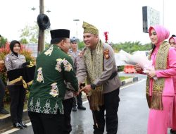 Wakil Bupati Siak Husni Merza Beserta Ketua LAMR Siak Menghadiri Serah Terima Jabatan (Sertijab) Antar Pejabat Kapolres Siak Lama Dengan Baru.