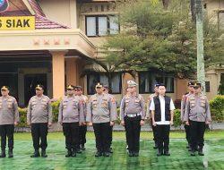 Kapolres Siak Pimpin Apel Perdana, Tekankan Nilai BERSIH untuk Layanan Prima