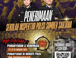 Kesempatan Menjadi Anggota Polri: Pendaftaran Sekolah Inspektur Polisi Sumber Sarjana (SIPSS) 2025 Dibuka