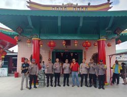 Kapolresta Jambi Bersama PJU Kunjungan Ke Beberapa Tempat Peribadatan Umat Budha Perayaan Imlek 2576 ,Pastikan Situasi Kamtibmas 