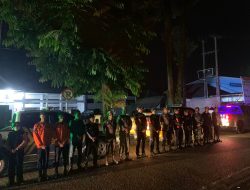 Polres Kuansing Patroli Skala Besar Antisipasi Gangguan Kamtibmas dan Siaga Banjir