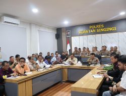 Polres Kuansing Gelar Rakor Persiapan Program Ketahanan Pangan dan Makan Bergizi Gratis