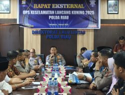 Mulai Tanggal 10 Februari POLDA Riau Gelar OperasiI Keselamatan Lancang Kuninh 2025