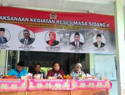 5 anggota DPRD Propinsi Sumatera-Selatan Reses Ke Sekolah SMAN. 3 Kabupaten Musi Banyuasin