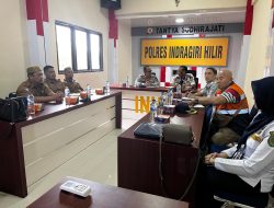 Polres Indragiri Hilir Melaksanakan Rapat Koordinasi Dengan  Dinas