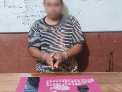 Polsek Minas Berhasil Ungkap Kasus Narkoba, Sorang Pria Bandar Sabu Diamankan 