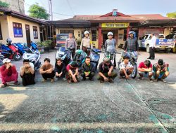 Meresahkan Masyarakat, 6 Unit Sepeda Motor Diamankan, Diduga Balap Liar Saat Patroli di Wilayah Kecamatan Tualang Saat