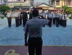 Pimpin Apel Pagi, Kasi Giatja Lapas Pekanbaru Ajak Seluruh Jajaran Tingkatkan Kewaspadaan di Bulan Ramadhan