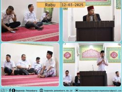 Ramadhan 1446H Kantor Bapenda Pekanbaru Taja Kajian Zuhur Bagi Pegawai dan staf Hadirkan Ustadz Sarwan Kelana