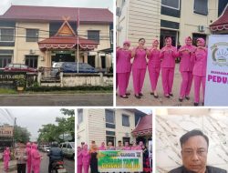 Polsek Rumbai Pesisir bagikan takjil gratis bagi pengendara dan santunan untuk anak yatim