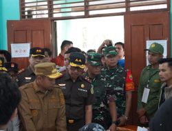 Dandim 0322/Siak Sambut Gubernur Riau dan Forkopimda Tinjau PSU Pilkada 2024 di Kabupaten Siak