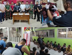 Jelang Idul Fitri, Lapas Pekanbaru Gandeng APH Gelar Razia Kamar Hunian Warga Binaan