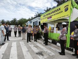 Dirlantas Polda Riau Dampingi Kapolda Riau Cek Pos Pengamanan dan Pelabuhan Dumai