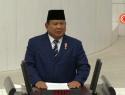 Prabowo Mengaku Grogi Pidato di Depan Parlemen Turki