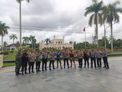 Kapolres Siak Tinjau Pos Terpadu Istana Siak dalam Rangka Operasi Ketupat Lancang Kuning 2025
