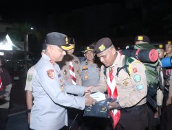 Sukseskan Upaya Menanggulangi Kebakaran, Kapolres Lepas Kontingen Ikuti Jambore Karhutla 2025 