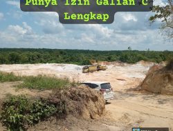 Kuat Dugaan Galian Tanah Timbunan Ilegal di Garuda Sakti Ada Unsur Pembiaran Dari Pihak Polsek Tapung.