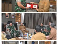 PANGDAM I/BUKIT BARISAN KUNJUNGAN KERJA KE KANTOR GUBERNUR RIAU