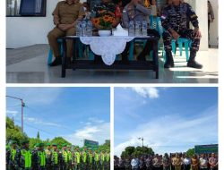 Keamanan Di Perketat Kodim 1312/Tld Turunkan Sebanyak 100 Personil, Ikut Apel Pergeseran Personel Pam PSU Di Kecamatan Essang
