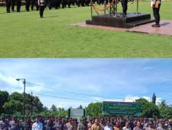 Kapolres Talaud AKBP Arie Sulistyo Nugroho SIK. SH. Siapkan 150 Personel Ikuti Apel Pergeseran Personel Pam PSU Kecamatan Essang