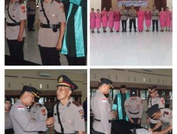 Talaud Arie Sulistyo Nugroho SIK. MH Pimpin Langsung Sertijab Kasat Intelkam Di Aula Mapolres