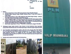 Manager PLN RUMBAI Terindikasi KKN, Minta Kajati Riau Usut Tuntas !