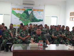 Personel Kodim 0322/Siak Ikuti Penyuluhan Hukum Secara Vidcon Bersama Danpomdam I/BB dan Kakumdam I/BB