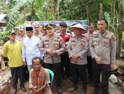 Peletakan Batu Pertama Pembangunan Rumah Gratis, Kapolres Pariaman : Kepedulian kepada Sesama