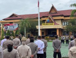 Kapolres Siak Pimpin Apel Pagi, Apresiasi Kinerja Personel dan Tegaskan Komitmen Integritas