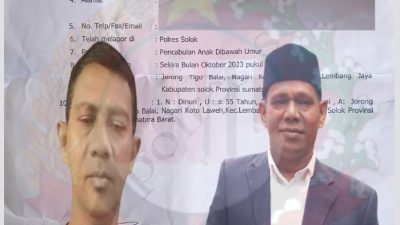 Erry Gusman Ketua LPA Sumatera Barat Minta Polres Solok Utamakan Penanganan Pencabulan Anak Disabilitas