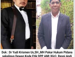 Dr Yudi Krismen Us,SH.,MH Tantang Kapolda Sumbar,Untuk Segera Copot Kapolres dan Kasatreskrim serta Kapolsek dan Kanitreskrim dari Jabatannya