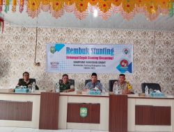 Wujud Kepedulian Polri, Bhabinkamtibmas Ikut Serta dalam Rembuk Stunting di Maredan Barat