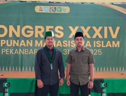 Kongres HMI ke XXXIV sukses di gelar, Pekanbaru menjadi pusat konsolidasi menjadi Indonesia berdaulat, mandiri dan berdaya saing global