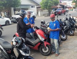 Parkiran di Sepanjang Jl Ade Irma Suryani Simpang Benteng Tertata Rapi dan Tertib