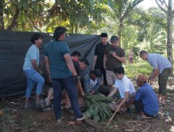 Kapolres Kuansing bagikan daging kurban kepada warga, sebanyak 6 Ekor Sapi Dalam Rangka Hari Raya Idul Adha 1446 H