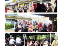 KA. KPLP DAN KASI KAMTIB LAPAS BANGKINANG SOSIALISASIKAN TENTANG LARANGAN MEMBAWA BARANG TERLARANG KE DALAM LAPAS KEPADA PENGUNJUNG