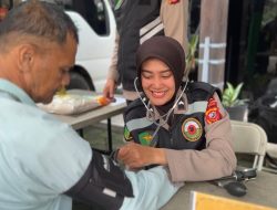 RS Bhayangkara TK II Sartika Asih Gelar Bhaktikes HUT Bhayangkara ke-79 di Kantor Gojek Bandung
