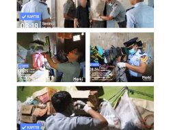 CIPTAKAN LAPAS AMAN DAN TERTIB : PETUGAS LAPAS BANGKINANG RUTIN LAKSANAKAN RAZIA KAMAR WARGA BINAAN