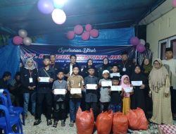 Media Jendela Indonesia News Rayakan HUT Perdana dengan Berbagi Santunan