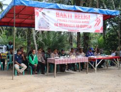 Sambut Hari Bhayangkara Ke-79 Tahun 2025, Polres Pasaman Barat Menggelar Bakti Religi di Mushala Ar-Rahman Batang Biyu, Kecamatan Pasaman