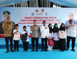 Rangkaian Hari Bhayangkara ke-79, Polri dan KSPSI Gelar Bakti Sosial