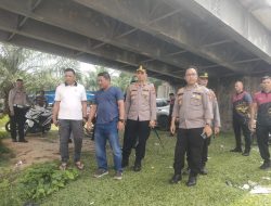 Kapolres Kuatan Singingi Memastikan Kesiapan Akhir Lokasi Pacu Jalur Rayon III Digelar di Tepian Rajo, Desa Pauh Angit
