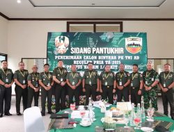 Pangdam I/BB Pimpin Sidang Pantukhir Caba PK TNI AD TA 2025, 1.463 Peserta Ikuti Seleksi Tingkat Pusat