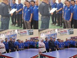 Ketua Umum Pengprov PTMSI Riau Robin P Hutagalung SH, secara resmi melantik Adrizal SE beserta jajaran Pengurus Kota (Pengkot) Persatuan Tenis Meja Seluruh Indonesia (PTMSI) Pekanbaru Periode 2025-2029