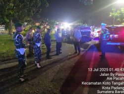 Sinergi Polri, TNI dan Satpol PP Laksanakan Patroli KYRD Antisipasi Balap liar dan Tawuran di Kota Padang